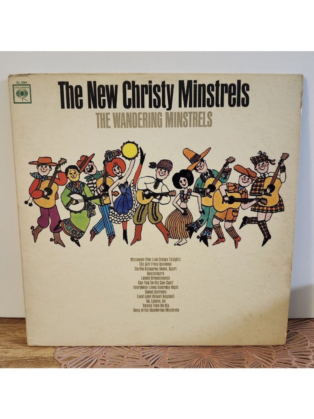 The New Christy Minstrels The Wandering Minstrels Vintage LP Vinyl Record